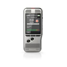 Image of Philips Pocket Memo Digital Voice Recorder Silver Black (DPM6000)