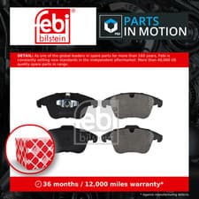 Image of Brake Pads Set Front 16613 Febi 1379971 1427386 1432363 1436498 1437761 24123