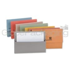 Image of 50 x FOOLSCAP DOCUMENT WALLETS ASSORTED COLOURS FOR A4 DOCS ETC. - 24HR DEL