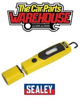 Image of Sealey LED3602Y Rechargeable 360° Inspection Lamp 7 SMD 3W LED Yellow Li-ion O/S