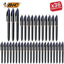 Image of Bic 4 Colours Pro Ballpoint Pen 1.0mm Smooth Writing Multi-Ink -Professional Use