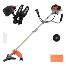 Image of 52cc Petrol Garden Brush Cutter, Grass Line Trimmer