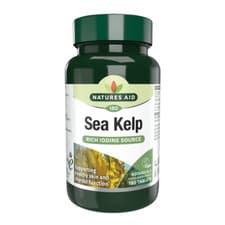 Image of Sea Kelp 187mg x 180 Tablets; A Rich Source Of Iodine; Natures Aid
