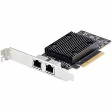 Image of Startech 2-Port Pcie 10Gb Ethernet Network Card Dual Rj45 10Gbase-T/Gigabit Broa