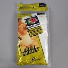 Image of Vtg Fruit of The Loom 2 Pack Gold Series Boxer Briefs M 34-36 White Vtg 1996 NOS