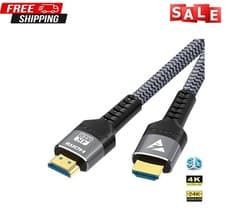 Image of HDMI Cable 4K 2.0 Ultra HD Lead 60Hz Short Long 0.5m 1m 1.5m 6ft 2m 3m 5m 10m 