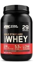 Image of Optimum Nutrition gold standard 100% whey 900g double rich chocolate 29 servings