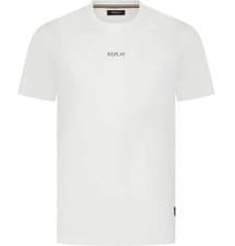 Image of Replay T-Shirt Mens Printed Logo Crew Neck Cotton Tee in White
