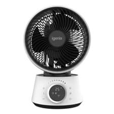 Image of 360° Oscillating Desk Fan Turbo Airflow 32 Speed DC Motor LED Display Remote