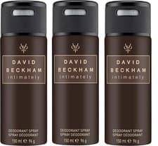 Image of David Beckham Intimately Deodorant Anti-Perspirant 150 ml (Pack of 3)