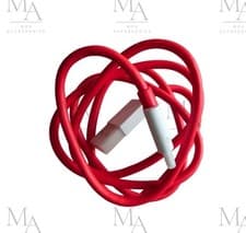 Image of Genuine OnePlus Warp Fast Charge USB-A to USB-C (Type C) Data Cable Red 1M D301
