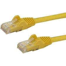 Image of Startech 5M Cat6 Ethernet Cable Yellow Snagless Gigabit 100W Poe Utp 650Mhz Cate