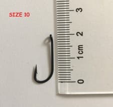 Image of Teflon Coated Carp Hooks, D-Rig Long Shank Hooks,Barbed and Barbless,sizes QTYs
