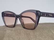 Image of CHLOE CE760S SUNGLASSES TRANSLUCENT GREY CAT EYE A HOLIDAY & FASHION CLASSIC 