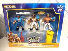 Image of WWE Knuckle Crunchers WrestleMania Action Figures 3 Pack