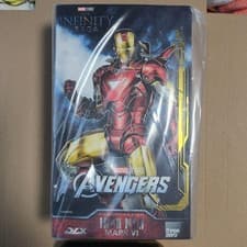 Image of threezero Iron Man Mark VI DLX Figure Marvel Studios Infinity Saga New