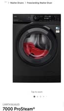 Image of AEG LWR7416U6UD 7000 ProSteam Universal Dose Condenser, 10 Kg Washer Dryer