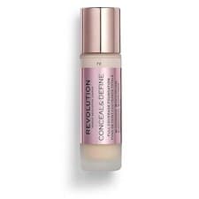Image of Revolution Beauty London Conceal and Define Foundation F2 23ml