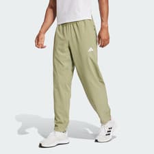 Image of Adidas JF1337 Men's Train Essentials Training Joggers Trouser Green (Size XS)