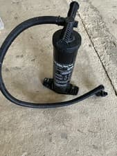 Image of Double Action Pump. Never Used. Black. Brand New. In Box.