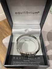Image of Equilibrium Guardian Angel Silver Plated Sparkle Wing Bracelet