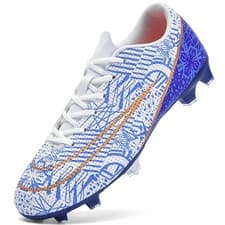 Image of Boys Girls Football Boots Firm Ground Sports Shoes Junior RRP £40 New UK Size 2
