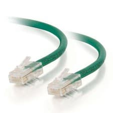 Image of C2G Cat5E PVC Assembled UTP Ethernet Patch Cable Green 3m Networking Cable