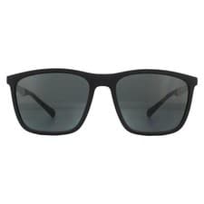 Image of Emporio Armani Sunglasses EA4150 506387 Rubber Black Grey