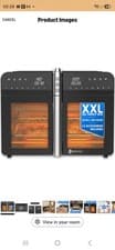 Image of Bridge Pro 36 Litre Air Fryer Oven with French Doors and Accessories - XXL Air