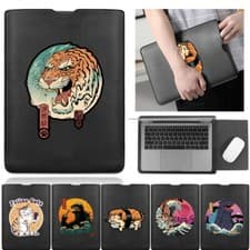 Image of Cat leather Notebook Carry Pouch Sleeve Case Bag For Apple iPad/Macbook AIR/Pro