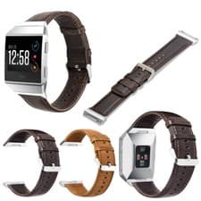 Image of Replacement Genuine Leather Watch Band Strap Watchband For Fitbit Ionic Bracelet