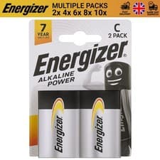 Image of ENERGIZER C SIZE 1.5V INDUSTRIAL ALKALINE BATTERIES MN1400 LR14 R14 AM2 E93 4014