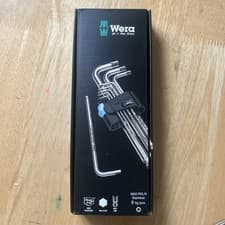 Image of Wera 3950/9 Hex-Plus Metric Stainless Steel L-key Set (9 Pieces)