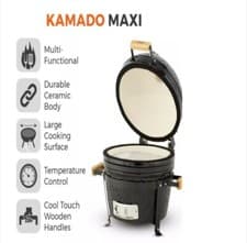 Image of Kamado Maxi Ceramic Charcoal BBQ - 13 inch