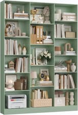 Image of Bookcase Bookshelf 188Cm Living Room Bookcases Free Standing 6-Tier Tall Shelvin