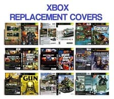 Image of RETRO MICROSOFT XBOX GAME REPLACEMENT CASE COVERS