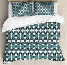 Image of Aztec Duvet Cover Set Retro Traditional Pattern