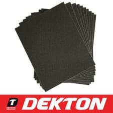 Image of Dekton 10 Piece Wet & Dry Sanding Sheets 280mm x 230mm Extra Fine 320 Grit