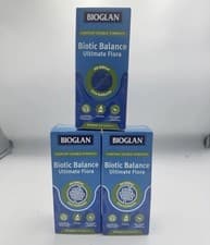 Image of 3x Bioglan Biotic Balance Ultimate Flora Double Strength Probiotic 30 Capsules