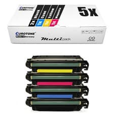 Image of 5X Eurotone ECO Cartridge XXL For HP Color LaserJet Enterprise Flow MFP M-577-C