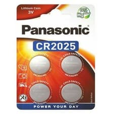 Image of CR2025 Panasonic 3V Coin Lithium Cell Battery KCR/DL/LM2025-Toys Car Key Remote