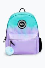 Image of Hype Iconic Lilac/Teal Drips Girls Backpack