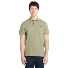 Image of Timberland Mens Millers River Pique Polo Shirt Short Sleeve Cotton Casual