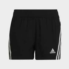 Image of ADIDAS GIRLS SHORTS TRAINING WOVEN SHORT PANTS 3 STRIPES BOTTOMS GYM AGE 7-15