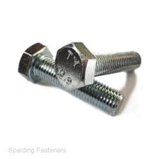 Image of M20 20mm FULLY THREADED HEX BOLTS DIN933 10.9 GRADE HIGH TENSILE STEEL ZINC