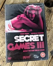 Image of Secret Games 3 (DVD) Rare Vintage 90s Erotic Thriller ~ Rochelle Swanson ~ NEW