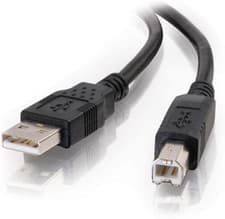 Image of USB to USB Data Cable Type A Male to Male 1M Black High Speed 480Mbps Transfer