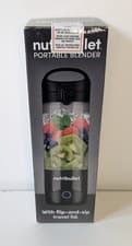 Image of Nutribullet Portable Blender 475ml Black with Flip And Sip Lid - New & Sealed