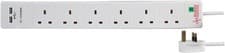 Image of Pro Elec PEL00115 6 Gang Surge Protected Extension Lead with 2 x 2.4 V USB