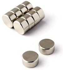 Image of Very Strong Magnets 6mm 10mm 12mm 15mm Round Various Depths 1mm 2mm 3mm 5mm 8mm